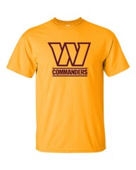 Washington Commanders W T-Shirt Gift