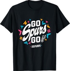 Go Spurs Go Basketball Season Game Day Basketball Fan T-Shirt