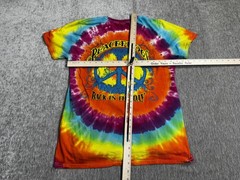 Peace Frogs Shirt Mens Medium Tie Dye Back In The Day Hippie Graphic Tee T-Shirt