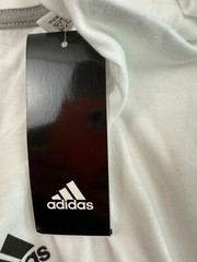 Adidas Men Short Sleeve Crew Neck The Go To Performance Tee White S NWT