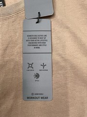 Kenneth Cole Active Tech Crew Neck Short Sleeve T-Shirt UPF 50+ Brown Sz M