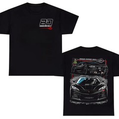 BD Boost District Performance Racing T-Shirt – Corvette Muscle Car Graphic Tee,