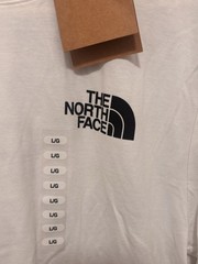 The North Face White Short-Sleeve Logo Tee Sz L