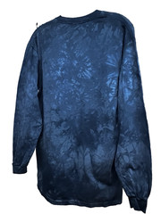 The Mountain Mens Blue Tie Dye Pocket Kitten Graphic T-Shirt Medium Stretch