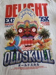 Old Skull MotorOil “DELIGHT” H.D Express S.E.A Delight & Collection TShirt SZ XL