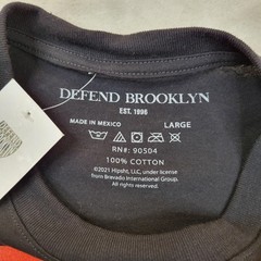 Defend Brooklyn Public Enemy Shirt Mens Large Graphic Hip Hop Streetwear Rap Tee