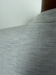 Vintage 90s Ribbed Henley Shirt Men XL Boxy Minimalist Casual Outdoors Midweight