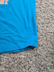 Vintage Rodeo America T Shirt Mens Large Teal Blue 90s Single Stitch Anvil USA