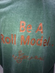 Vintage Anvil Authentic Pigment T Shirt Mens Medium M Resist-A-Ball Roll Model