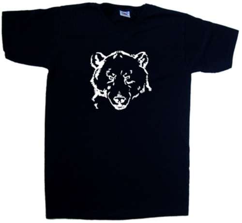 Scary Bear V-Neck T-Shirt