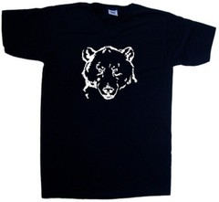 Scary Bear V-Neck T-Shirt
