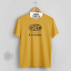 Ceviche TShirt: Peruvian Dish, Food Souvenir, Peru, Various Colours.