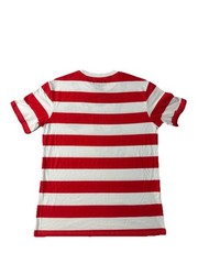 Wheres Waldo Red Stripe AOP Halloween Costume T Shirt EUC Official Men’s Medium