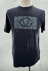 Vintage 90s Y2K Giovanni Valentino Italy Cotton Logo Shirt TShirt Men’s Sz L