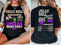 Jelly Roll Little Ass Shed Tour 2026 Concert Graphic T Shirt
