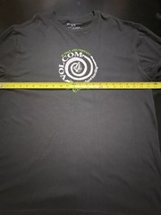 NWT Volcom Men’s Long Sleeve Tee Black Vent The Garden Size XL