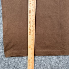 Bronson MFG Non Stock T Shirt Mens XL Brown Short Sleeve Heavyweight Cotton