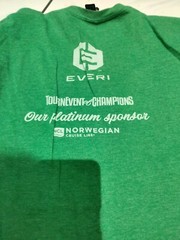 The Million Dollar Event Graphic T-shirt In Green Size Extra Large