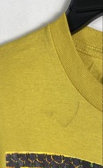 Supreme Men’s Yellow FW17 Josh Smith Reaper Graphic T-Shirt Script Back Sz M