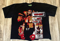 Knowname Mike Tyson Shirt XL Black Iron Mike Collage Tee Streetwear Rap Tee Box