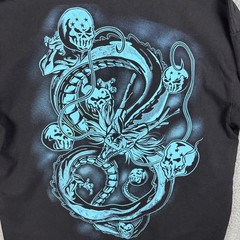 Warren Lotas Shirt Mens XL Black Dragon Ball Z Goku Skull Graphic Tee Anime