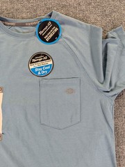 NEW! Dickies Temp iQ Performance Cooling Pocket T Shirt Men’s Size Small Blue