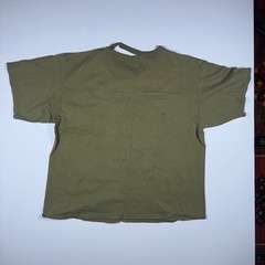 Vintage Thrashed Champion Mens Olive T Shirt