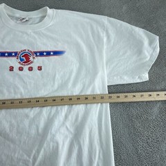 Matco Tools Racing 2005 XL White T-Shirt Mens Pre-Shrunk Cotton 1573