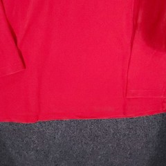 Vintage J Crew Oarsman Pique T Shirt Mens Large Red Long Sleeve Made In USA 90s