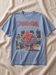 Vintage Spider Man Comic Cover Shirt, Marvel Superhero Comic Book Top