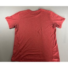 Nike Dri-FIT Mens Training T-Shirt Red Heathered Space Dye Swoosh Large RN856323