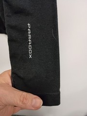Paradox Base Layer Top Mens Large Black Wool Blend Dry Release Long Sleeve