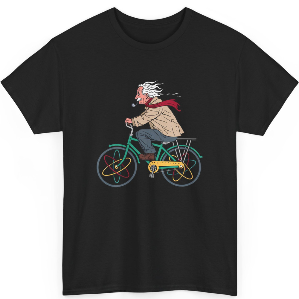 Atomic Bicycle Science Professor Men Kids Chemistry T-Shirt