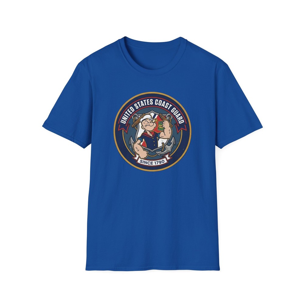 U.S. Coast Guard Popeye T-Shirt, USCG Popeye Tee