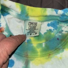 Grateful Dead /Good Grief Charlie Brown Comfort Colors Shirt Large Tie Dyed