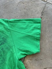 Vtg Y2K Hurley Grunge Skater Cyber T-Shirt Mens XL Green Affliction Style Tee
