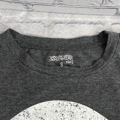 Mission Ridge Mens Skull Graphic T-Shirt Size S Gray Cotton Poly Blend Heathered
