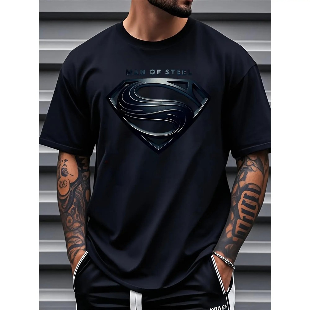 Justice League Men’S Plus Size Casual Crew Neck T-Shirt