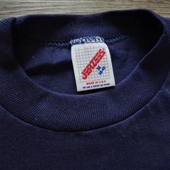 Vintage 90s NYPD New Yorks Finest Helpers T Shirt Medium Jerzees Single…