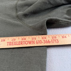 UNTUCKit Schrock Henley Shirt Mens Large Green Waffle Thermal Long Sleeve