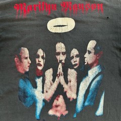 90s MARILYN MANSON MEXICAN BOOTLEG AOP Vintage T-Shirt Reprint