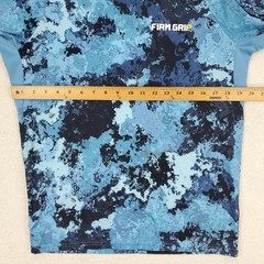 Firm Grip Shirt Mens M Blue Camouflage Long Sleeve Outdoors Workwear Lightweight