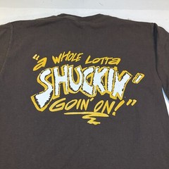 SHUCKS CAJUN RESTAURANT BAR Abbeville LOUISIANA LONG SLEEVE TEE T SHIRT Mens S