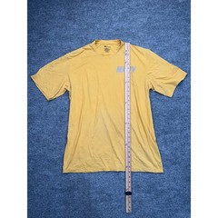 New Balance US Navy PT TShirt Mens Large Yellow Reflective Military Training Top