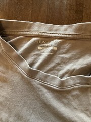 Men’s New Look Grey Blank T-Shirt size Large Oversized Cotton INSTA SHIP
