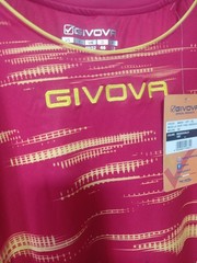 Givova Mens Short Sleeve T-Shirt Size XXL NWT and Tag