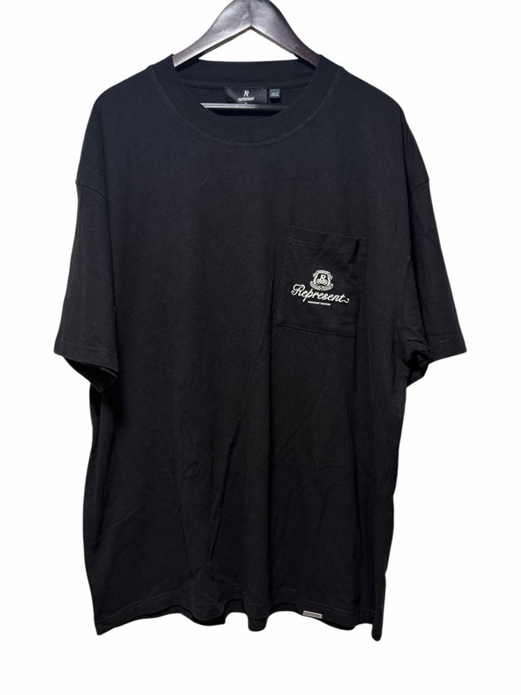 Represent Clothing Permanent Vacation Pocket T Shirt Men’s Size XL Jet Black