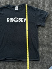 Def Con Disobey Black Double Sided T Shirt Fits M/S (measurements) Y2K