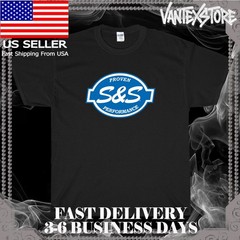 NEW SHIRT S&S CYCLE PROVEN PERFORMANCE LOGO MEN’S T-SHIRT FUNNY SIZE S-5XL
