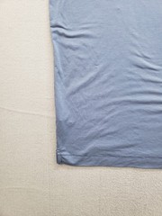 Old Navy Active Men Shirt L Light Blue Crew Neck Flat Front Pullover Casual Tee